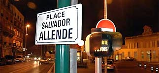 Una calle Salvador Allende
