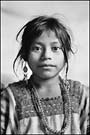 Dans le camp de Pollho pour les Indiens Zapatistes déplacés. Etat du Chiapas, Mexique, 1998.