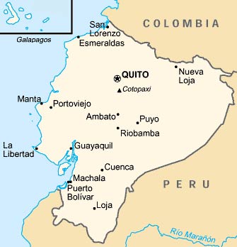 carte Equateur