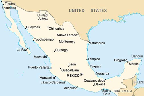 acapulco-sur-la-carte-du-mexique