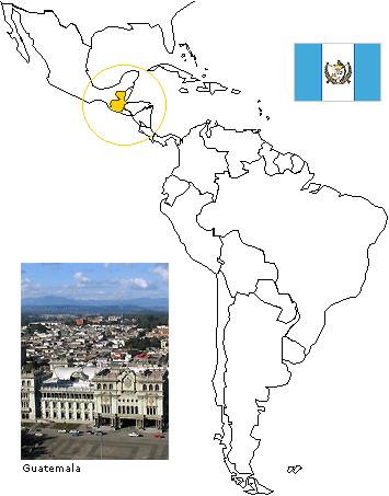 Guatemala, ville de Guatemala