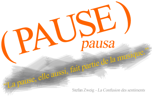 La pause, elle aussi, fait partie de la musique ...